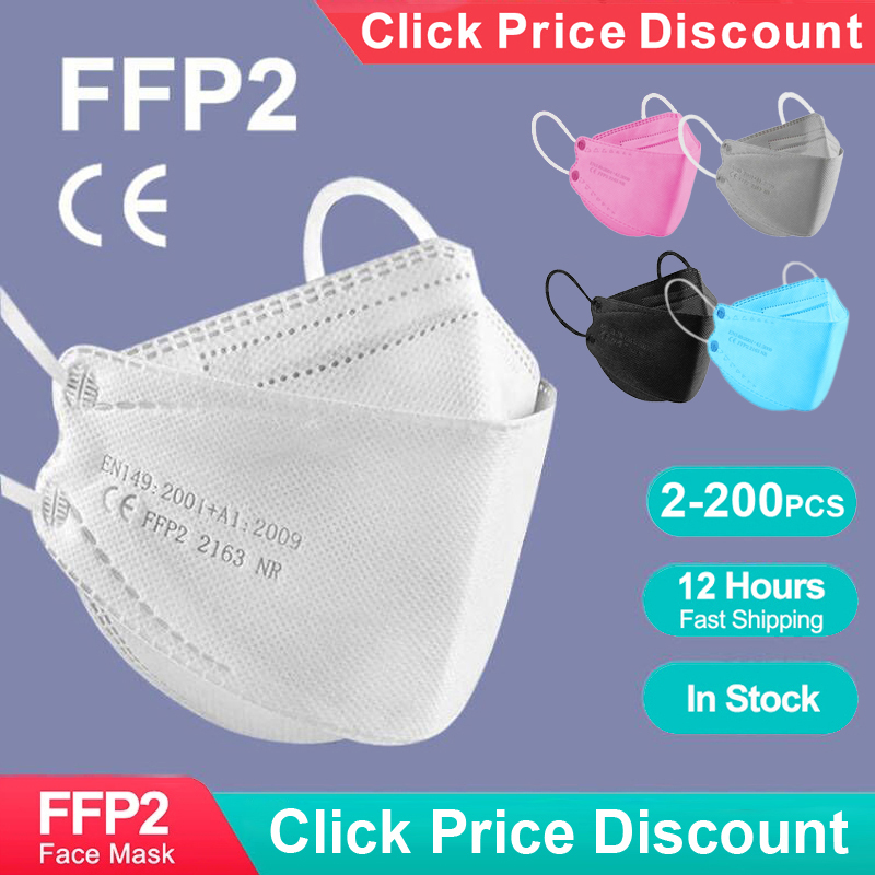 Disposable Surgical Mask - Adult Fish Shape Certified KN95 FFP2