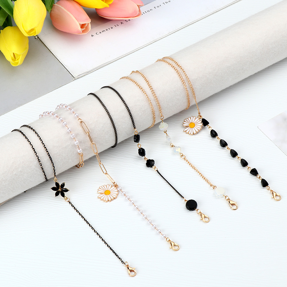 Mask Chain Holder - Fashion Women Anti-Lost Glasses Chain Sunglasses