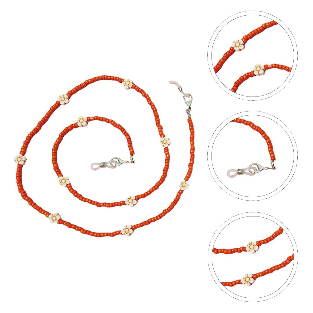 Mask Chain Holder - Bohemian Beaded Lanyard Chain for Mask