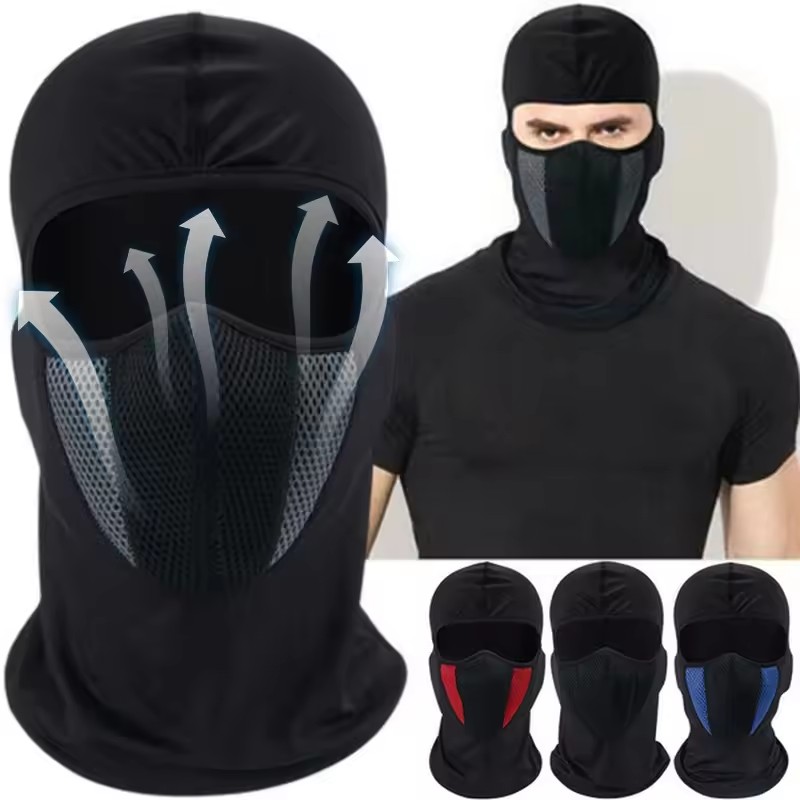 Sports Mask Breathable - Full Face Mask Cycling Windproof Headgear