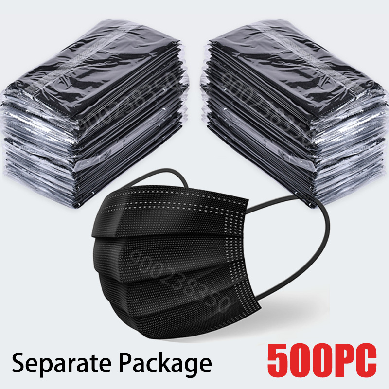 Disposable Surgical Mask - 10/50/100/200/500 Pcs Mask Disposable Separate Package
