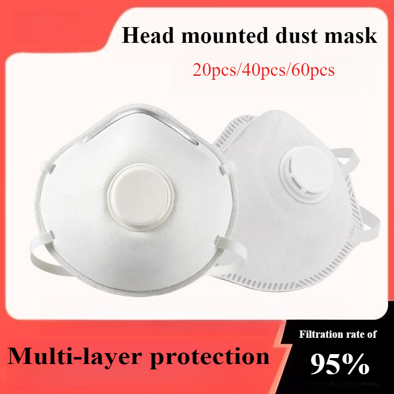 Kn95 Respirator Mask - 20PCS/40PCS/60PCS Dust Masks Valved Mask Proof