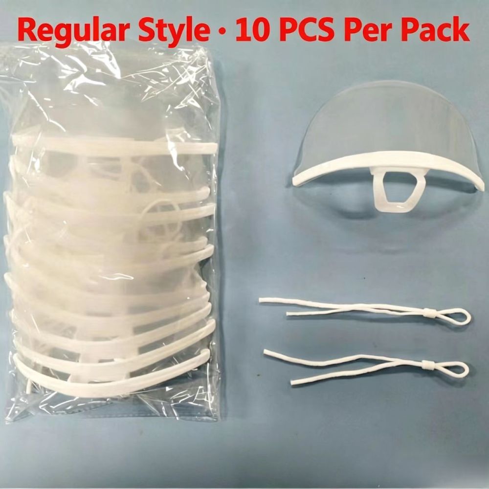 Mask Lanyard Adjustable - Anti-Fog Clear Catering Mouth Shield Food