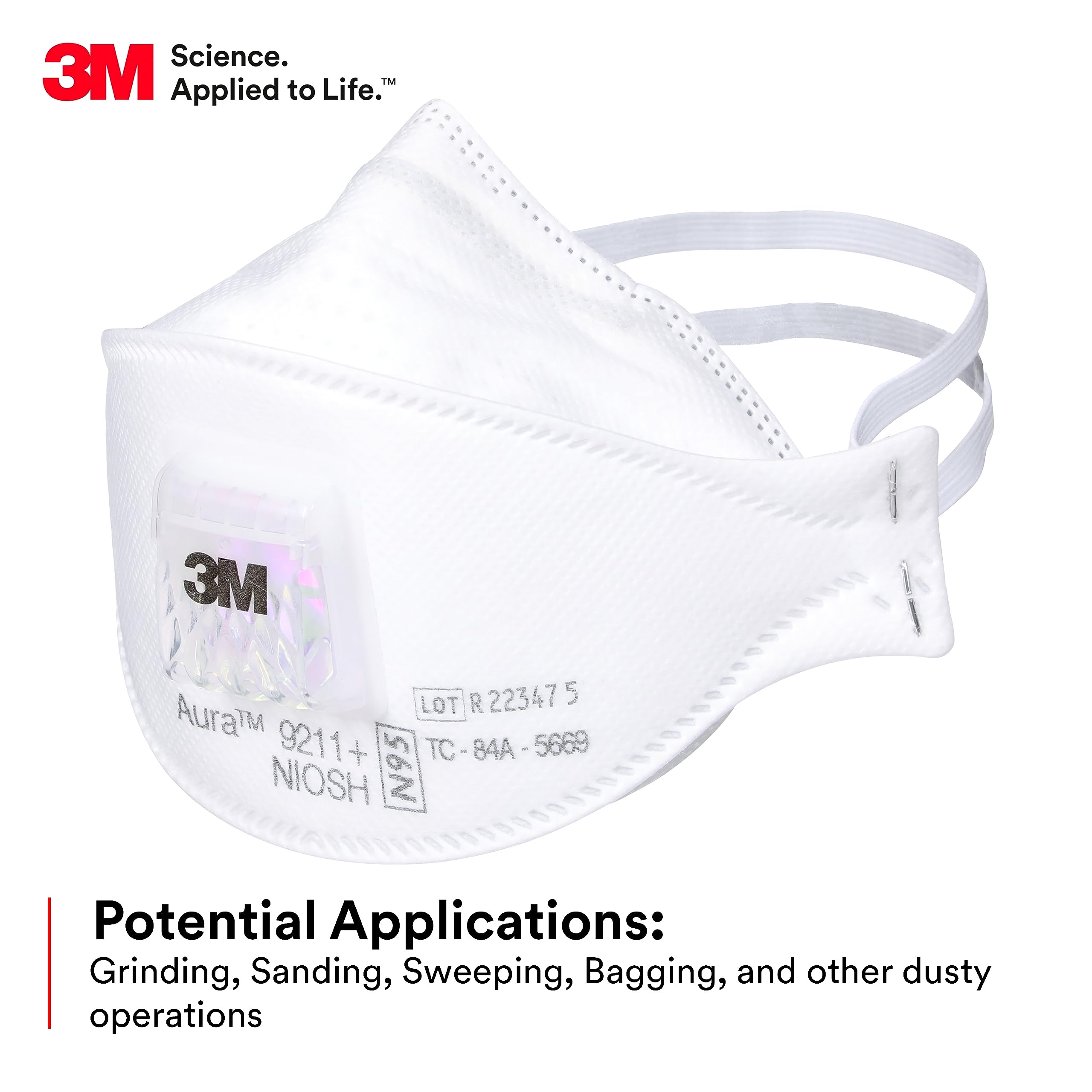 Kn95 Respirator Mask - 3M Aura 9211+ Particulate Respirator N95