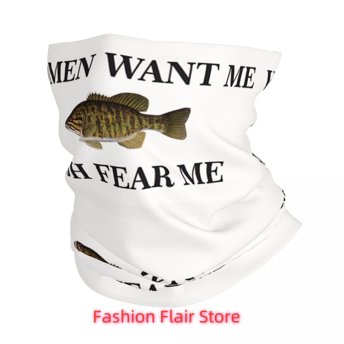 Neck Gaiter Face Cover - Fish Neck Gaiter Face Scarf Cover