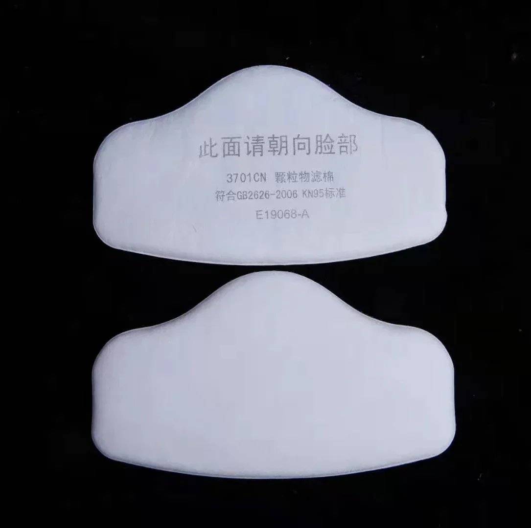 Dust Mask Construction - 3701 Particle Cotton Filter For 3M