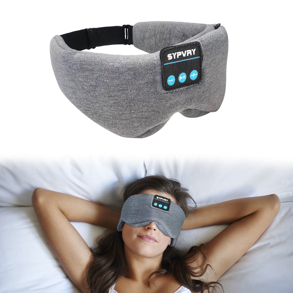 Cloth Face Mask Washable - Bluetooth Sleep Mask Cotton Eye Shade
