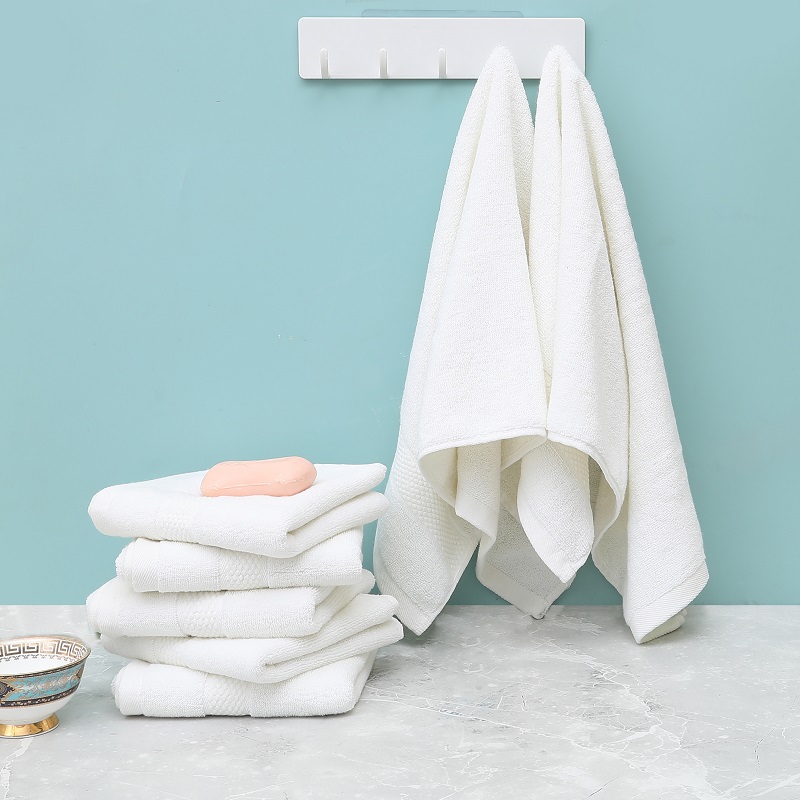 Cloth Face Mask Washable - 2/4/6pcs Cotton White Face Towels Set