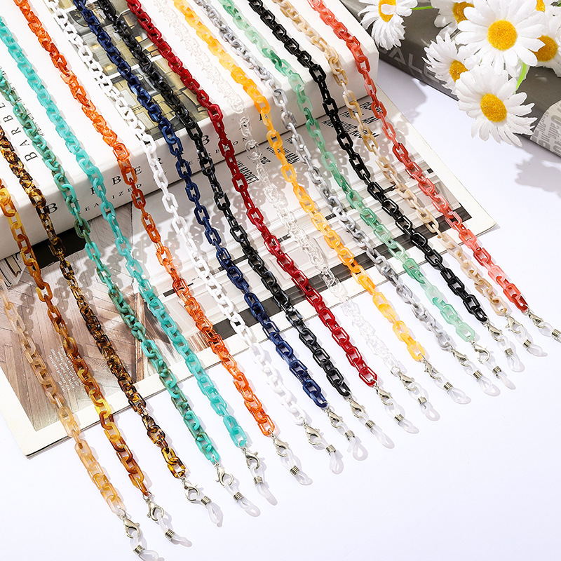 Mask Chain Holder - 2021 Hot Fashion Women Acrylic Glasses