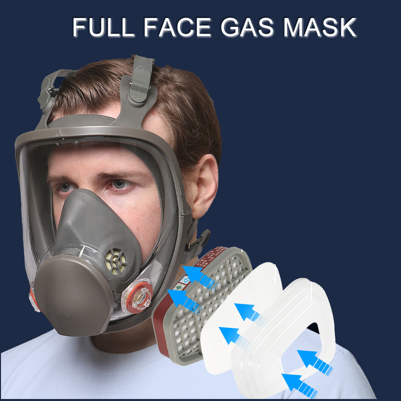 Dust Mask Construction - 6800 Full Face Gas Respirator With