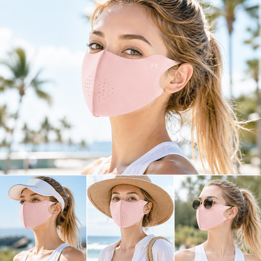 Cooling Summer Sun Mask Outdoo - Sports Mask Breathable 评论和价格
