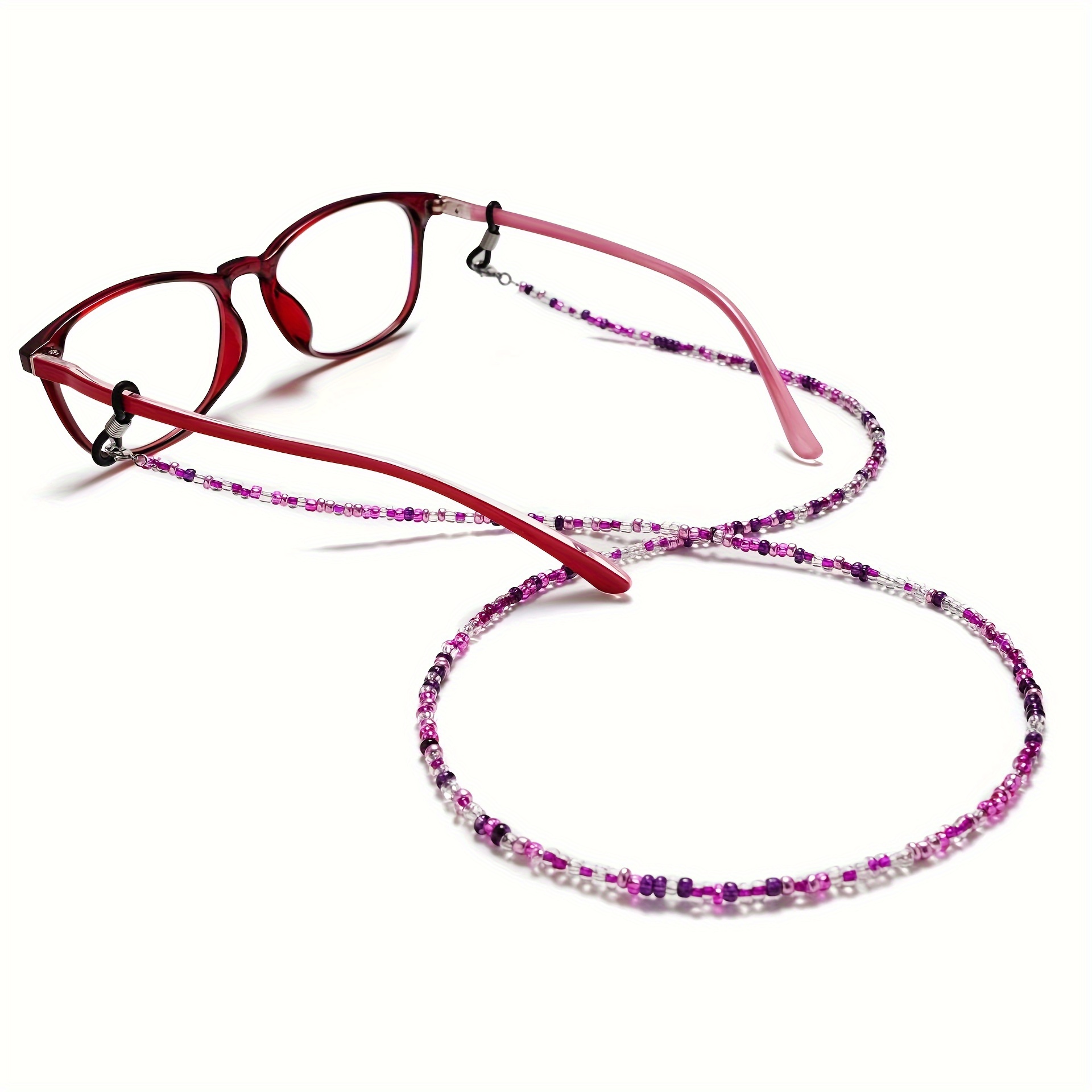 Boho Beaded Glasses Lanyard St - Mask Lanyard Adjustable 评论和价格