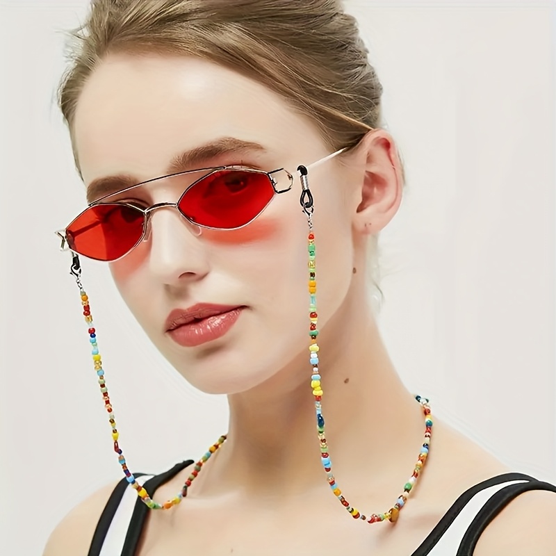Boho Beaded Glasses Lanyard St - Mask Lanyard Adjustable 评论和价格