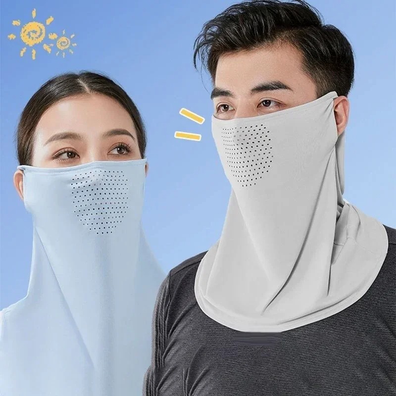 Men's Women's Ice Silk UV Prot - Sports Mask Breathable 评论和价格