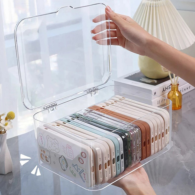 Acrylic Sundries Storage Baske - Face Mask Storage Box 评论和价格