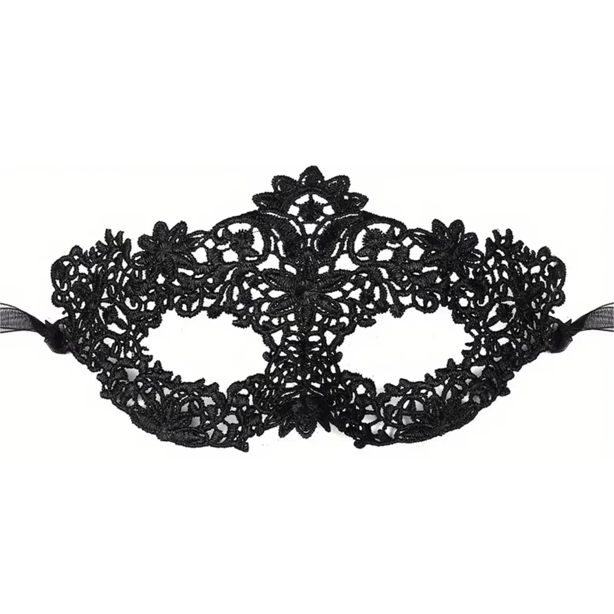 2pcs Elegant Black Lace Masque - Black Face Mask Pack 评论和价格