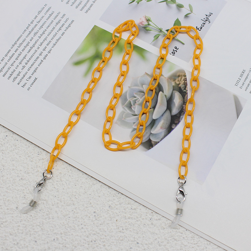 Children Colorful Acrylic Glas - Mask Chain Holder 评论和价格