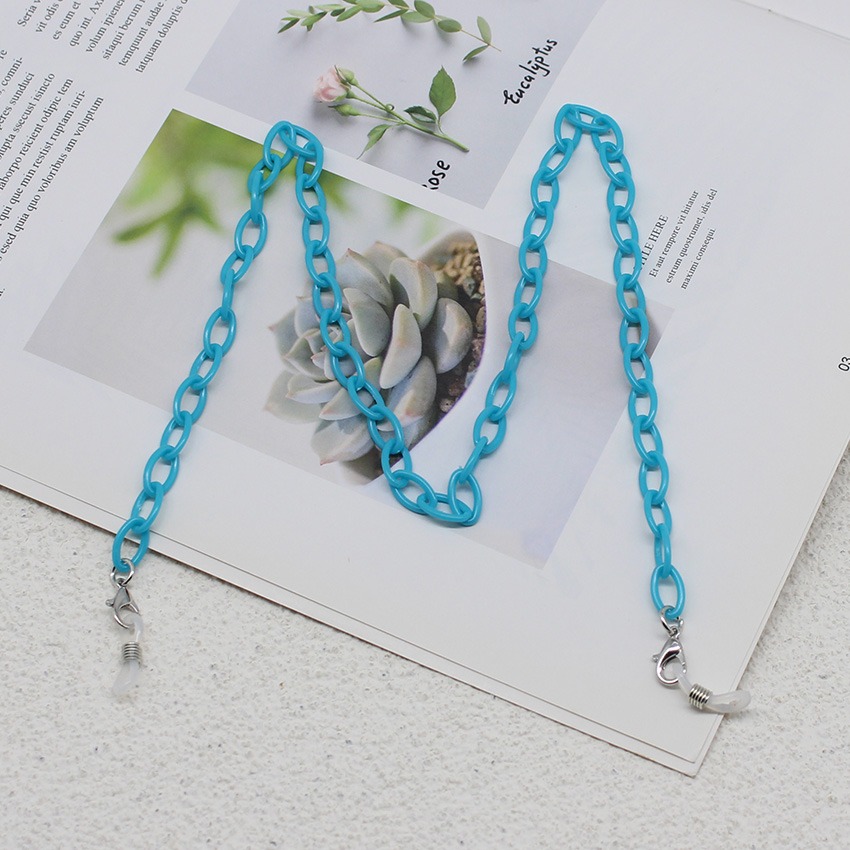 Children Colorful Acrylic Glas - Mask Chain Holder 评论和价格