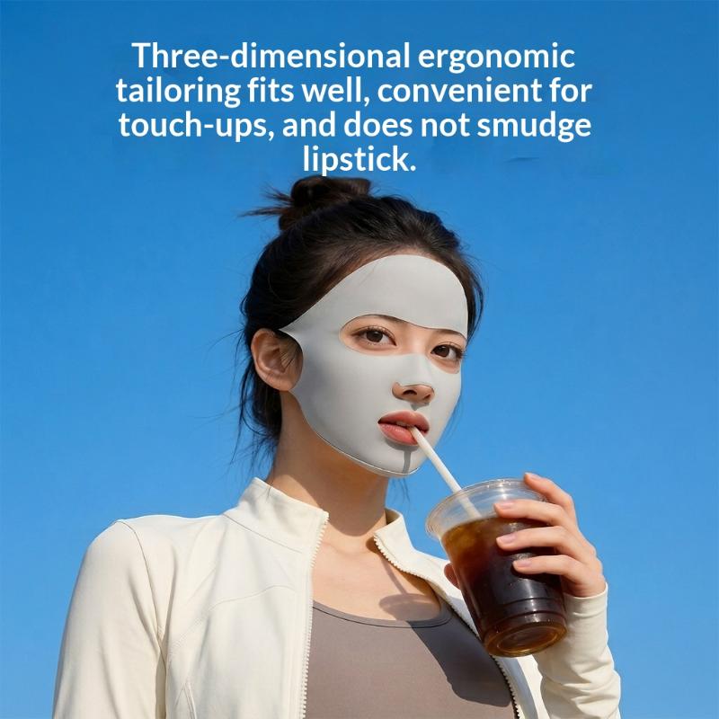 Solid Color Breathable Sunscre - Sports Mask Breathable 评论和价格