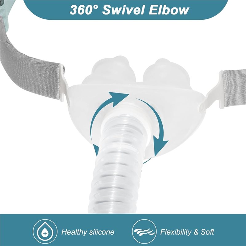 CPAP Mask Tube Included 1 Set  - Silicone Mask Bracket 评论和价格