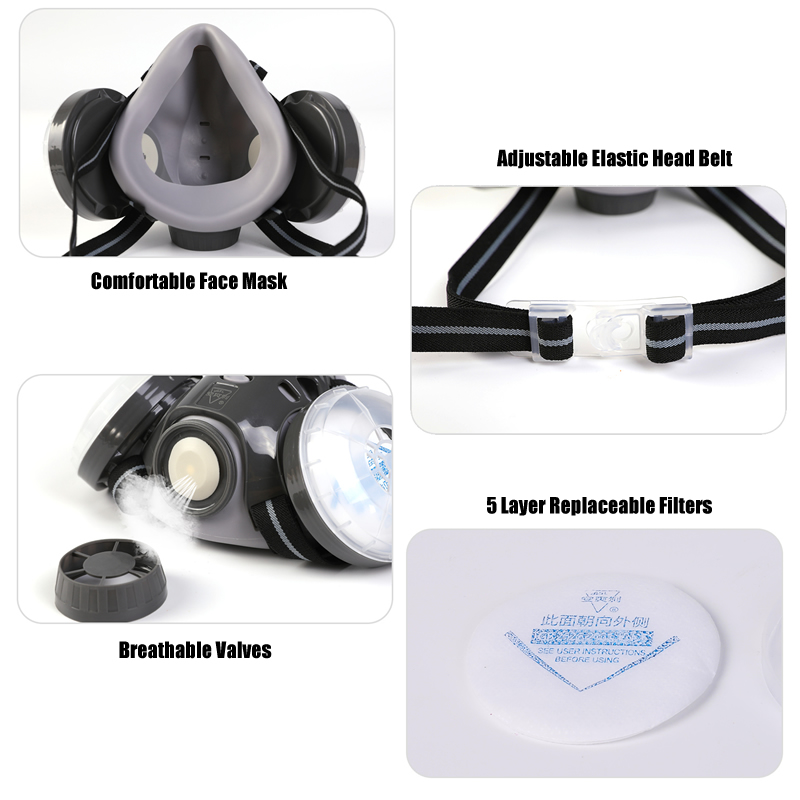 New Anti Dust Mask Full Face R - Dust Mask Construction 评论和价格