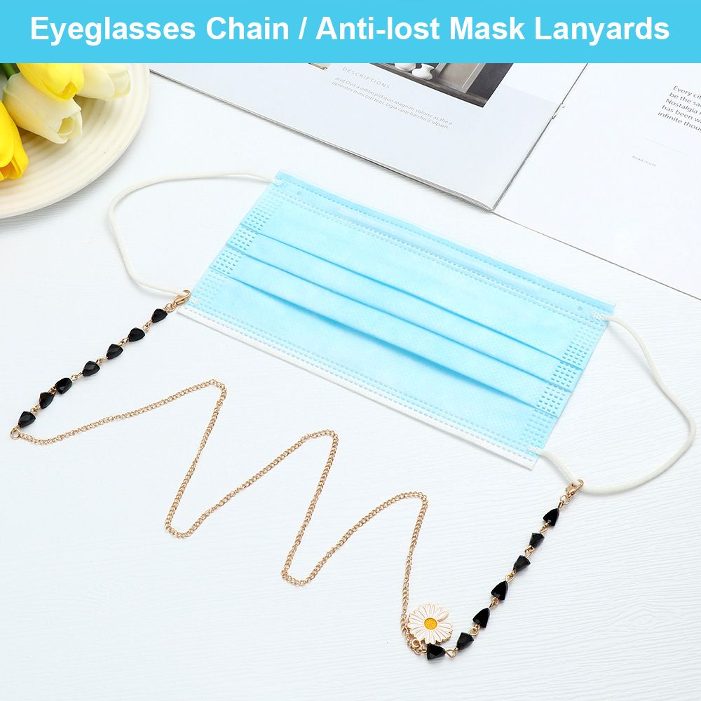 Fashion Women Anti-Lost Glasse - Mask Chain Holder 评论和价格