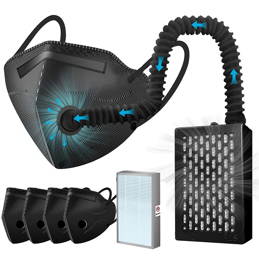 Electric KN95 Mask with Fan -  - Kn95 Respirator Mask 评论和价格