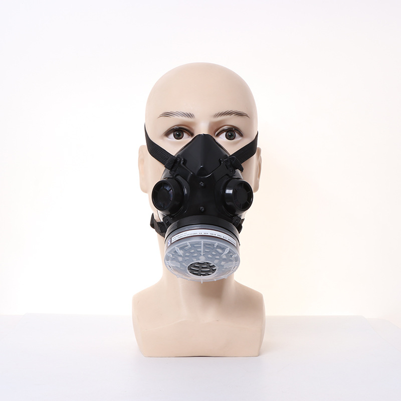 New Half Face Black Gas Mask R - Dust Mask Construction 评论和价格