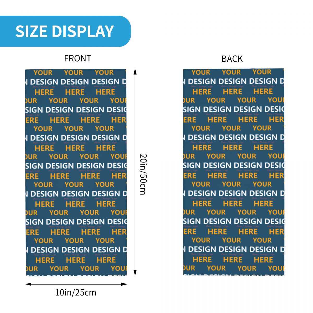 Custom Your Design Here Bandan - Neck Gaiter Face Cover 评论和价格