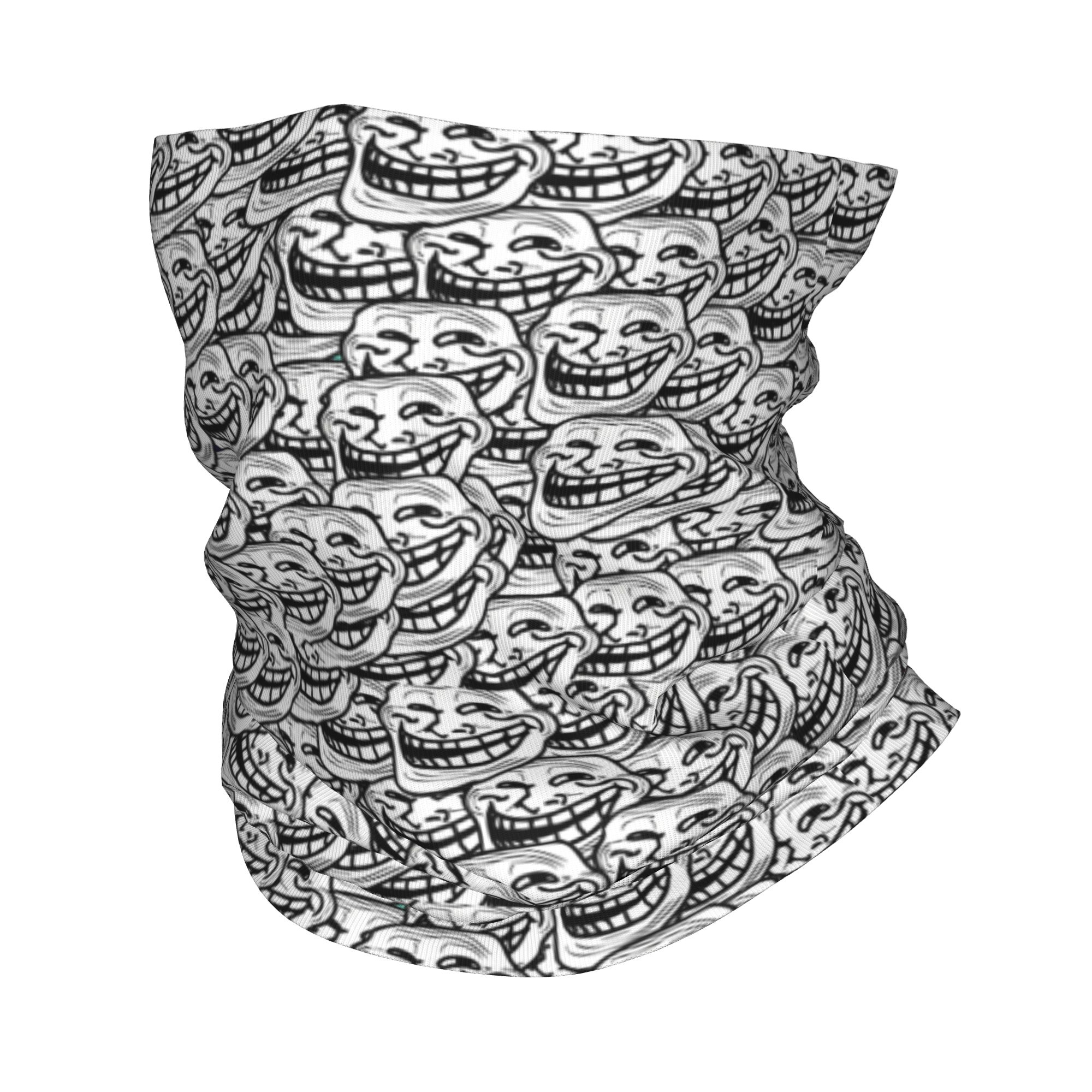 Funny Anime Troll Face Quest V - Neck Gaiter Face Cover 评论和价格