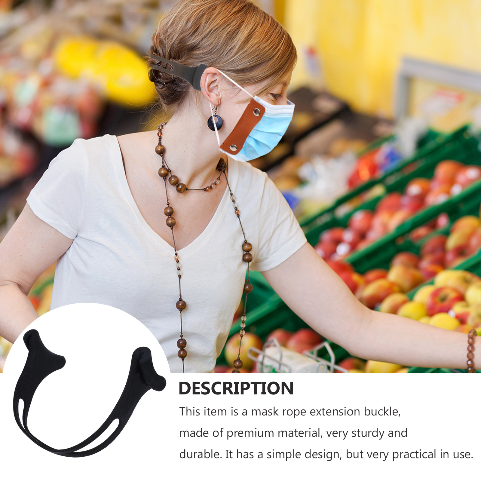 3Pcs Professional Grade Silico - Mask Ear Saver Strap 评论和价格