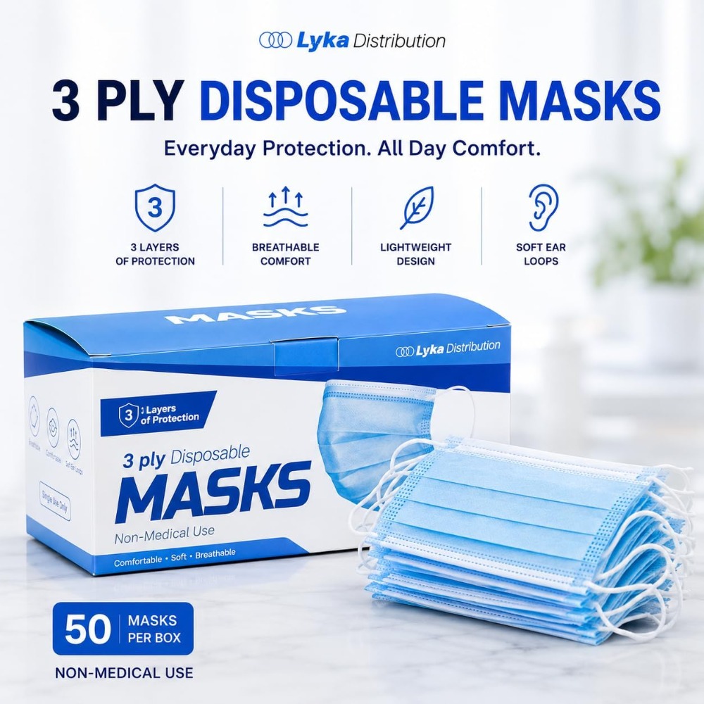 Face Mask - High Quality Blue  - Disposable Mask Blue 评论和价格