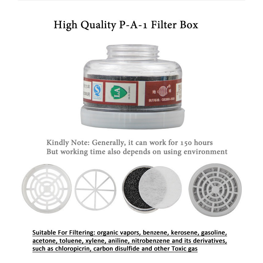 1pcs RD40 40mm Round Gas Mask  - Face Mask Storage Box 评论和价格