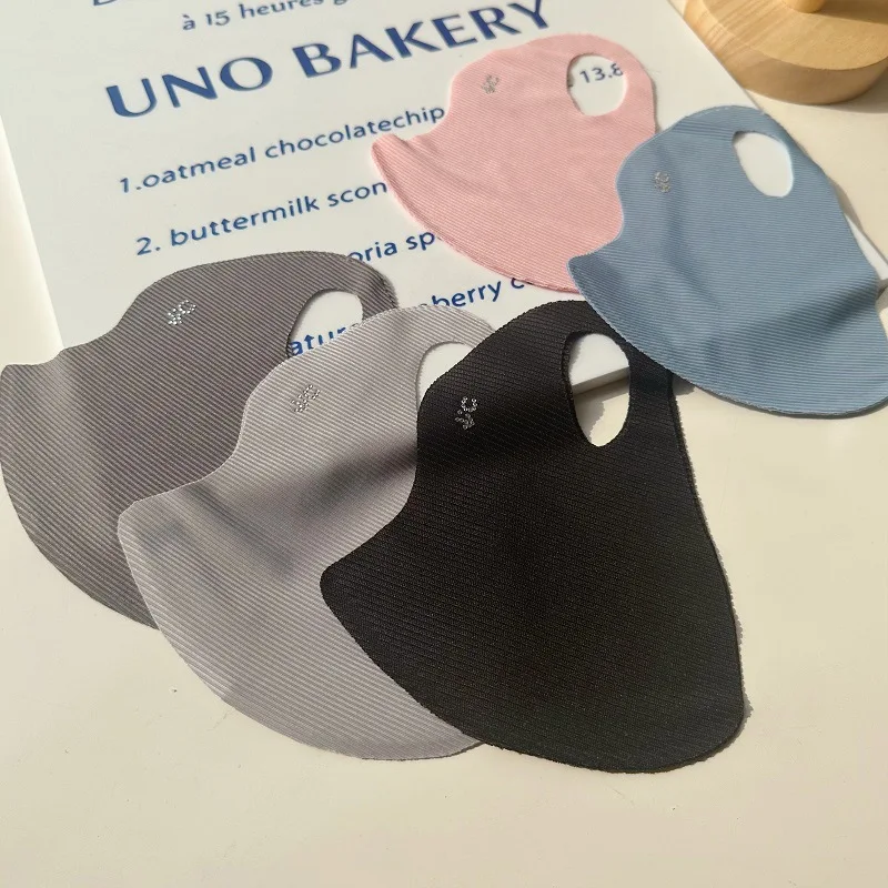5 Color Threaded Ice Silk Mask - Cloth Face Mask Washable 评论和价格