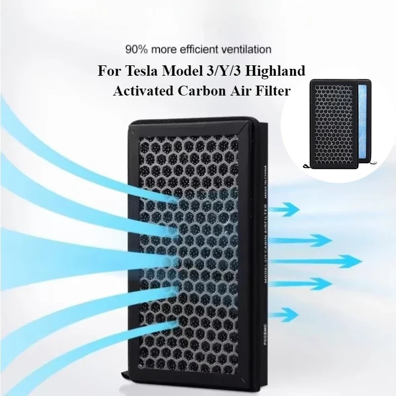 For Tesla Model 3/Y/3 Highland - Filter Replacement N95 评论和价格