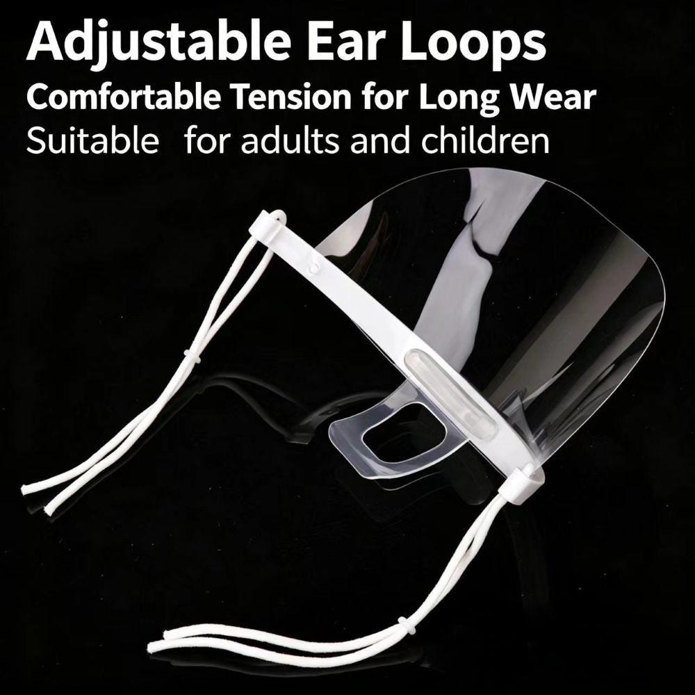 Anti-Fog Clear Catering Mouth  - Mask Lanyard Adjustable 评论和价格