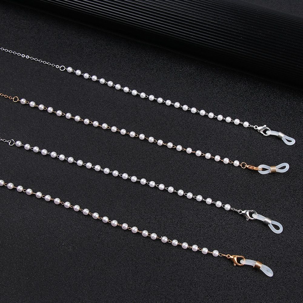 Fashion Flower Beads Eyeglass  - Mask Chain Holder 评论和价格