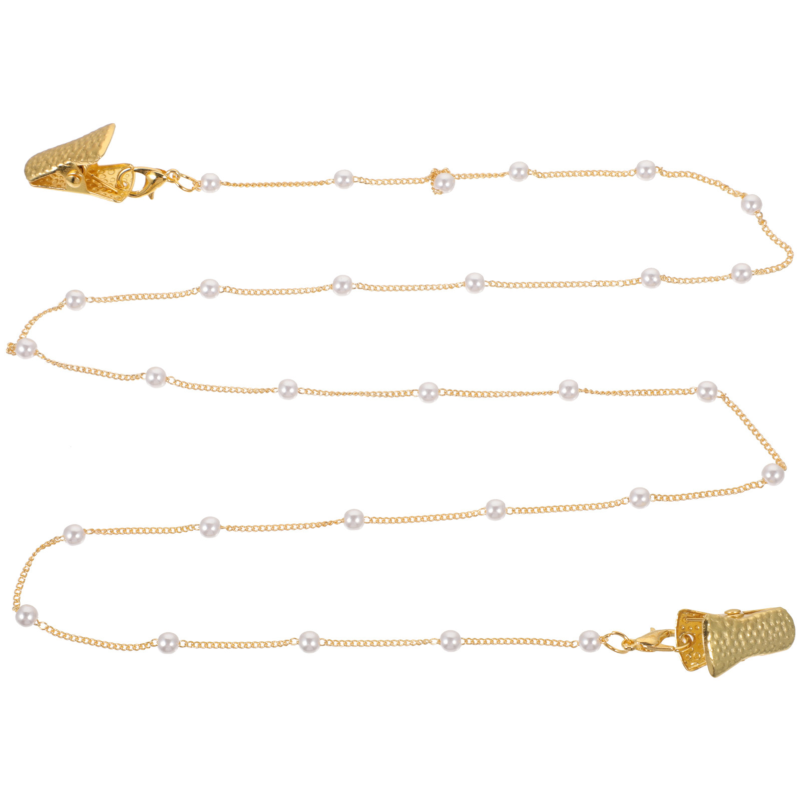 Smooth Surface Metal Eyeglass  - Mask Chain Holder 评论和价格