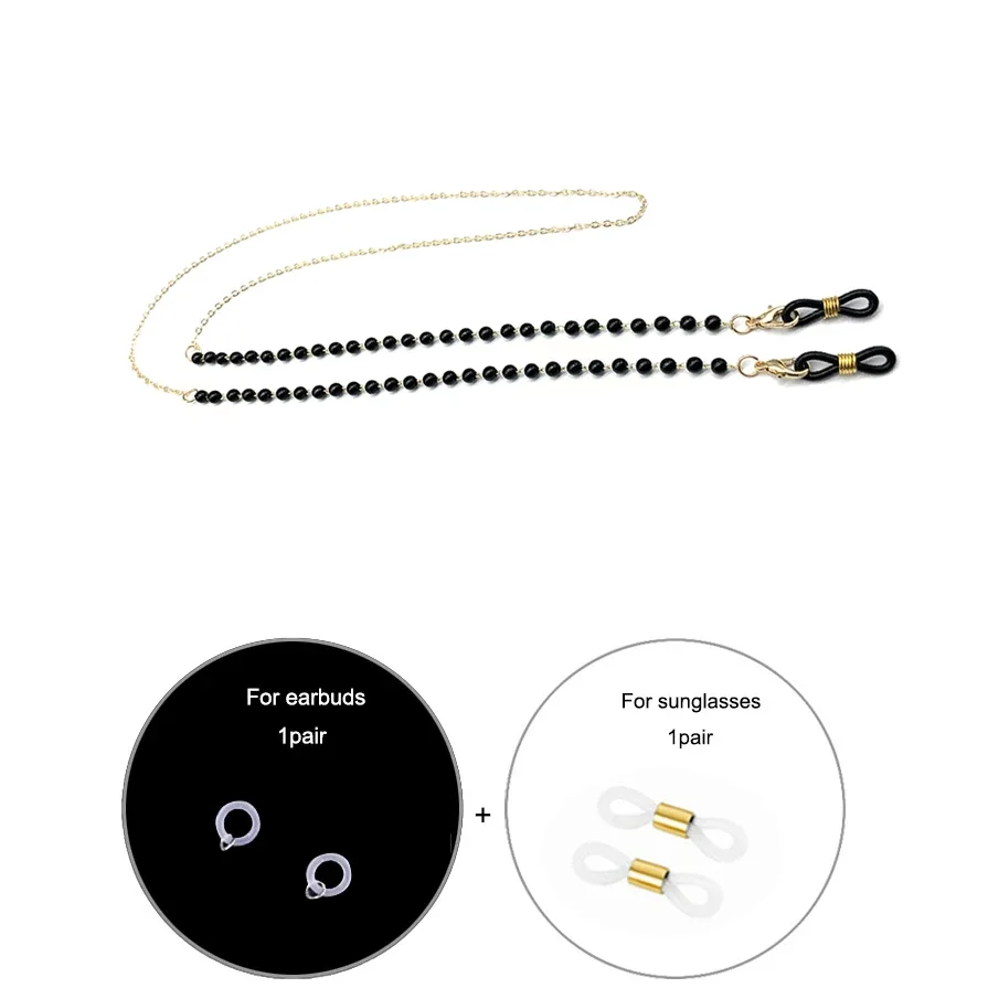 Crystal Beaded Chain for Mask  - Mask Chain Holder 评论和价格
