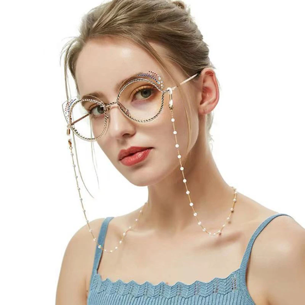 Crystal Beaded Chain for Mask  - Mask Chain Holder 评论和价格