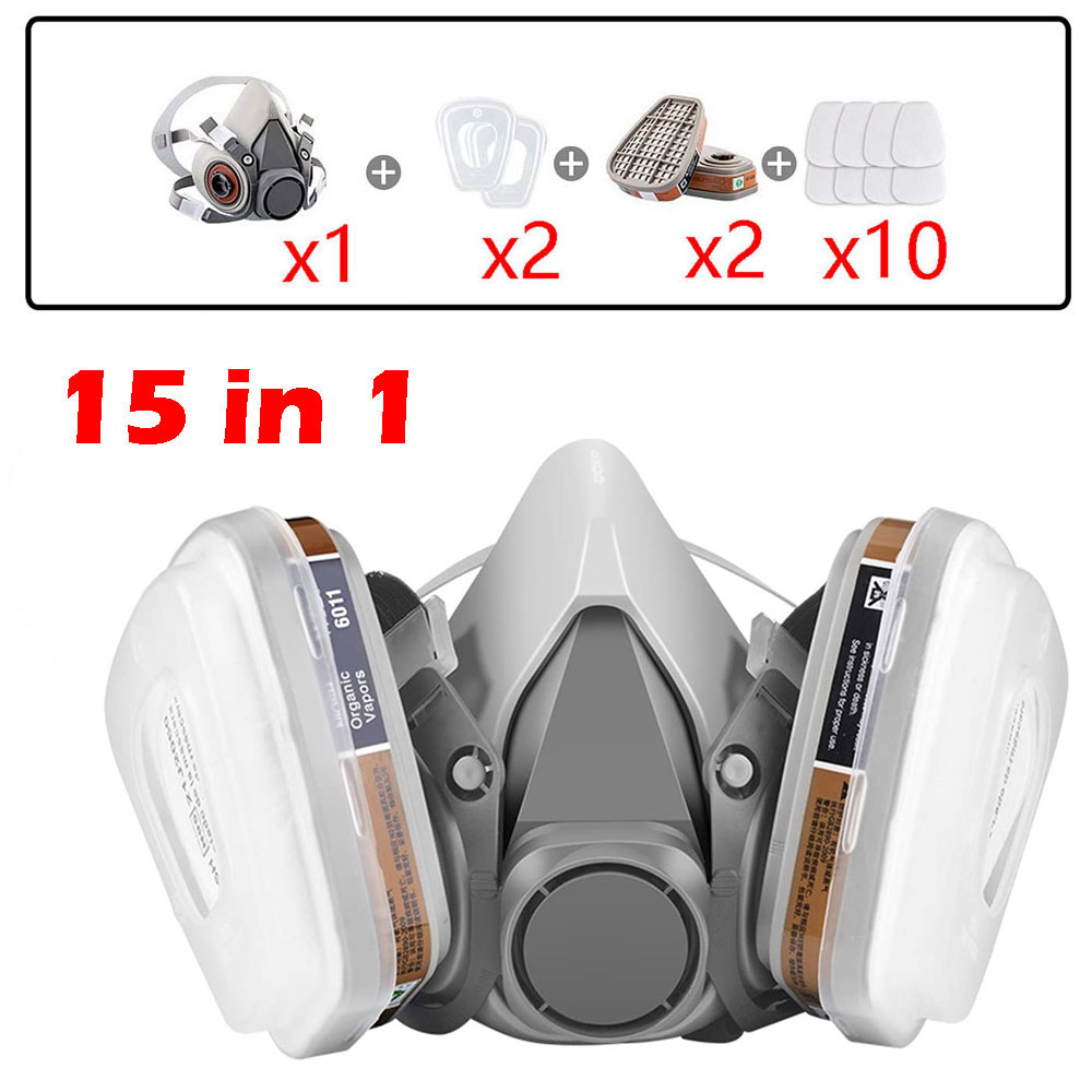 Gas Mask 6200 Set Vehicle Pain - Face Mask Storage Box 评论和价格