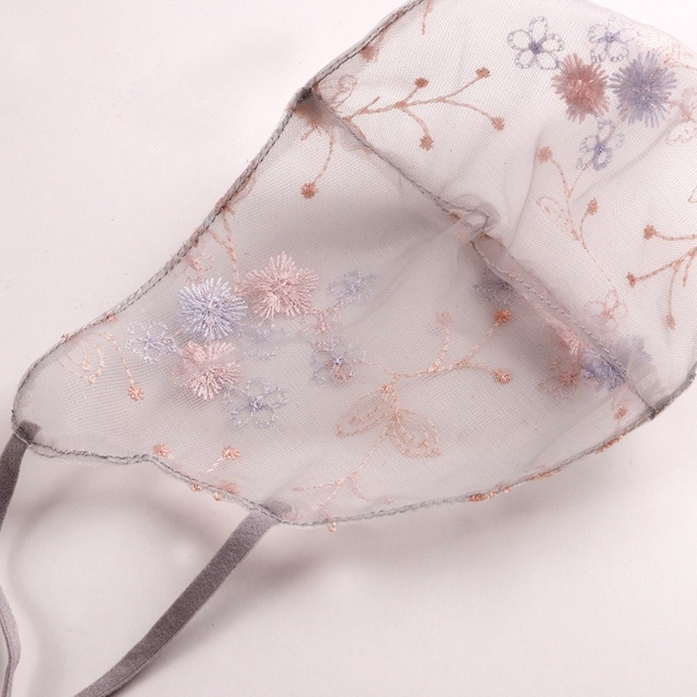 Classical Embroider Flower Vei - Cloth Face Mask Washable 评论和价格