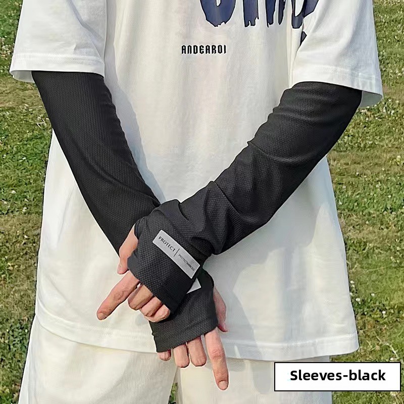 Ice Silk Sun Sleeves,Driving U - Sports Mask Breathable 评论和价格