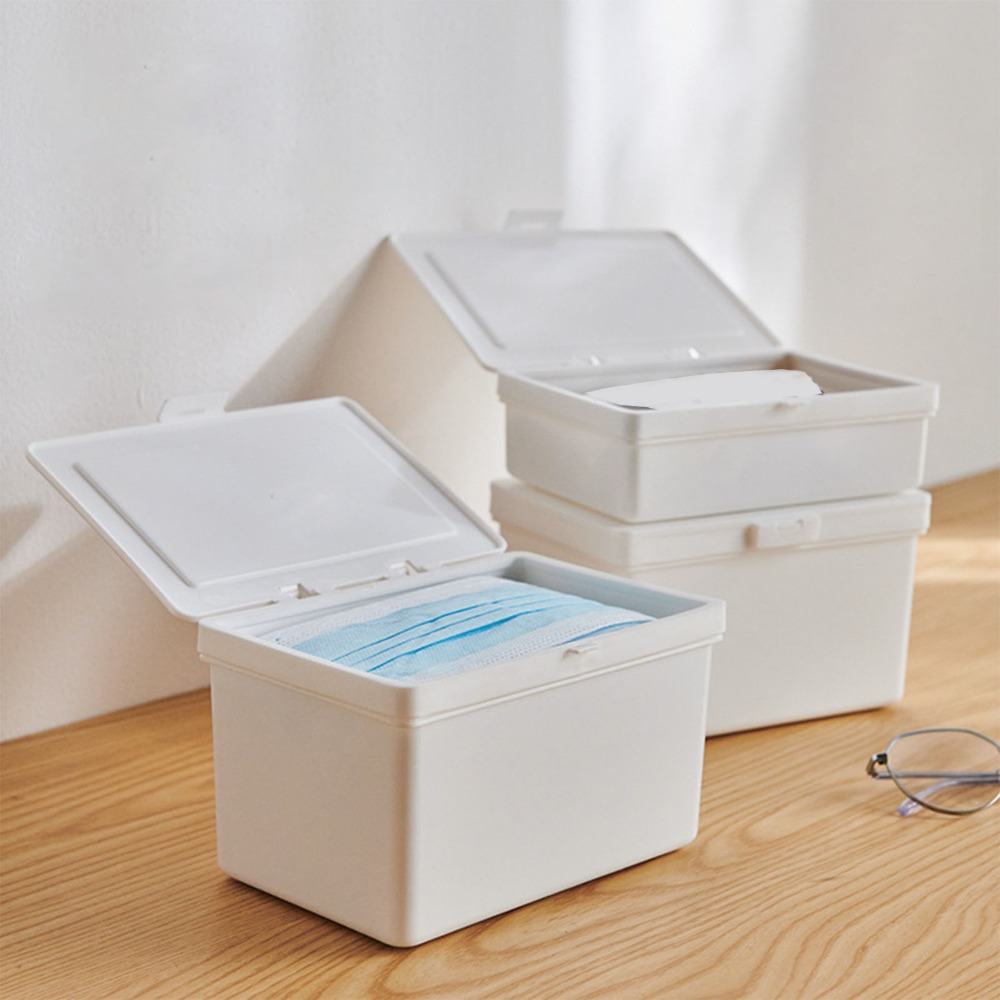 Large Capacity Face Cover Disp - Face Mask Storage Box 评论和价格