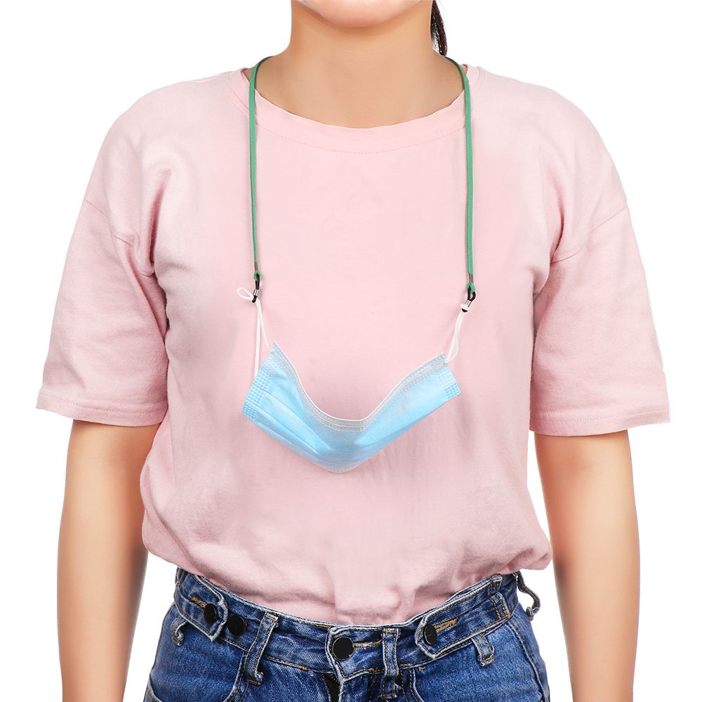 Fashion High Elasticity Leathe - Mask Lanyard Adjustable 评论和价格