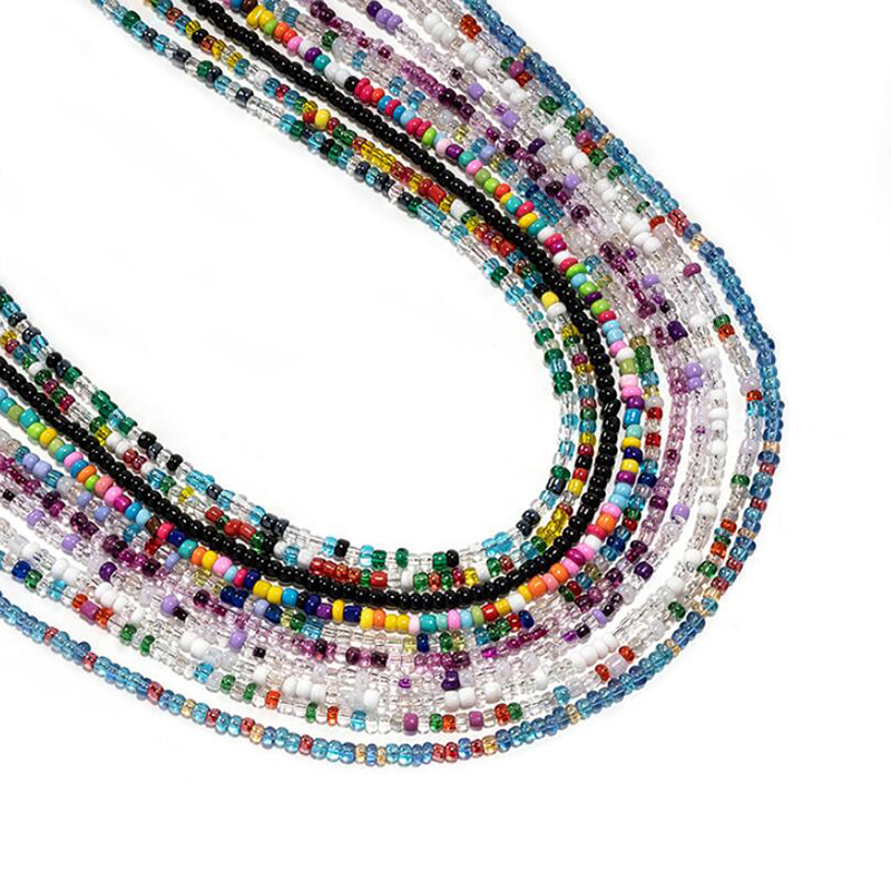 Colorful Rice Bead Glasses Cha - Mask Chain Holder 评论和价格