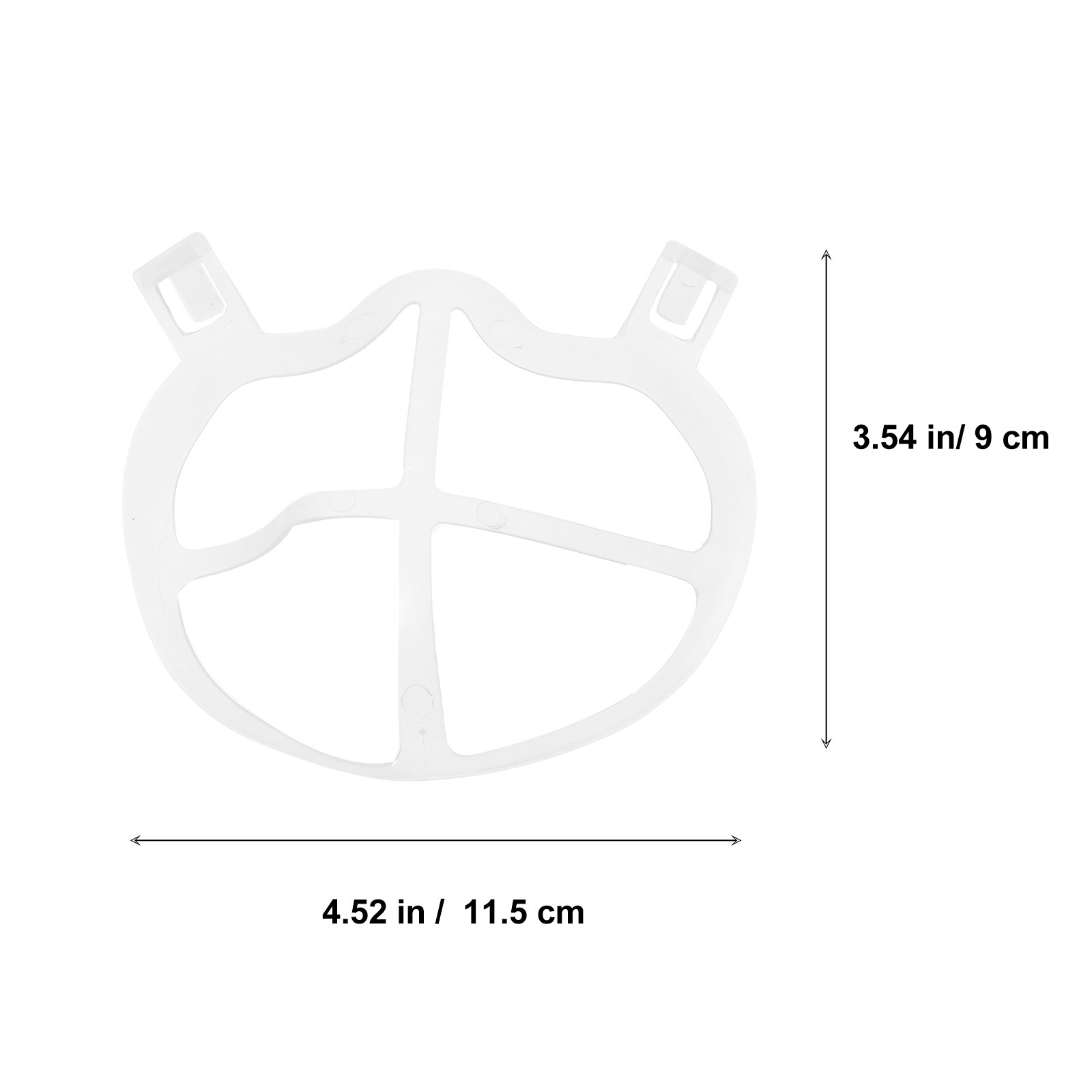 10Pcs Lightweight Odorless Sil - Silicone Mask Bracket 评论和价格