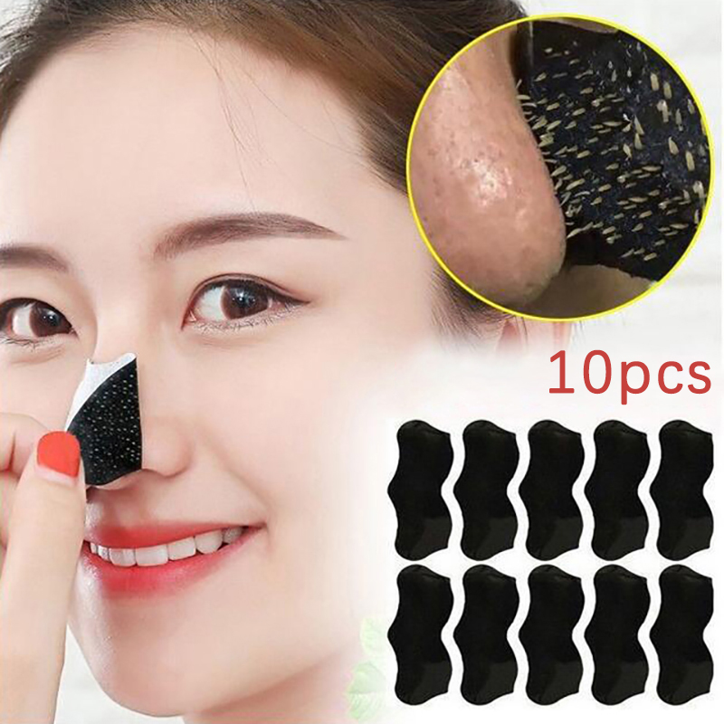 10Pcs Unisex Blackhead Remove  - Black Face Mask Pack 评论和价格