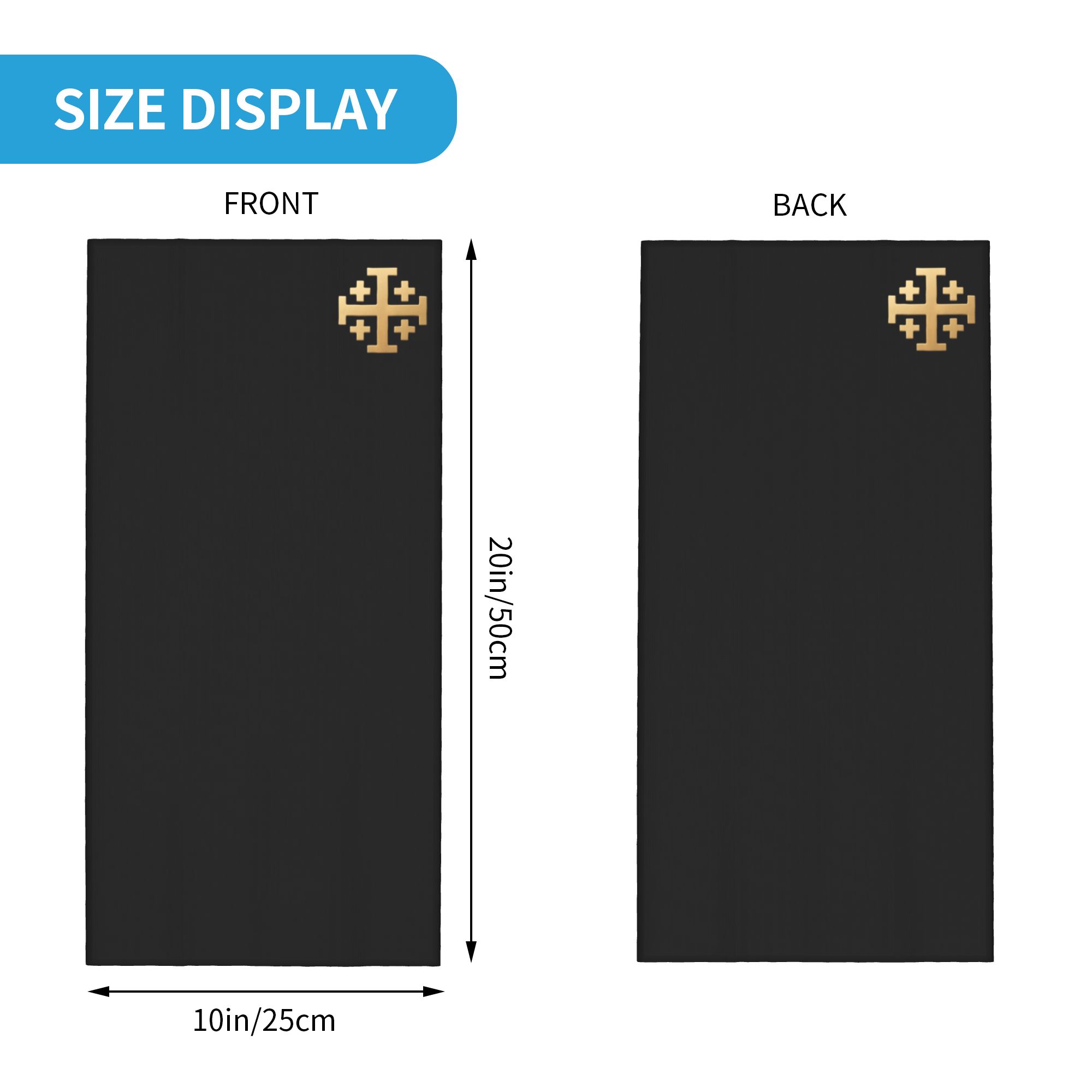 Knight Jerusalem Cross Christi - Neck Gaiter Face Cover 评论和价格