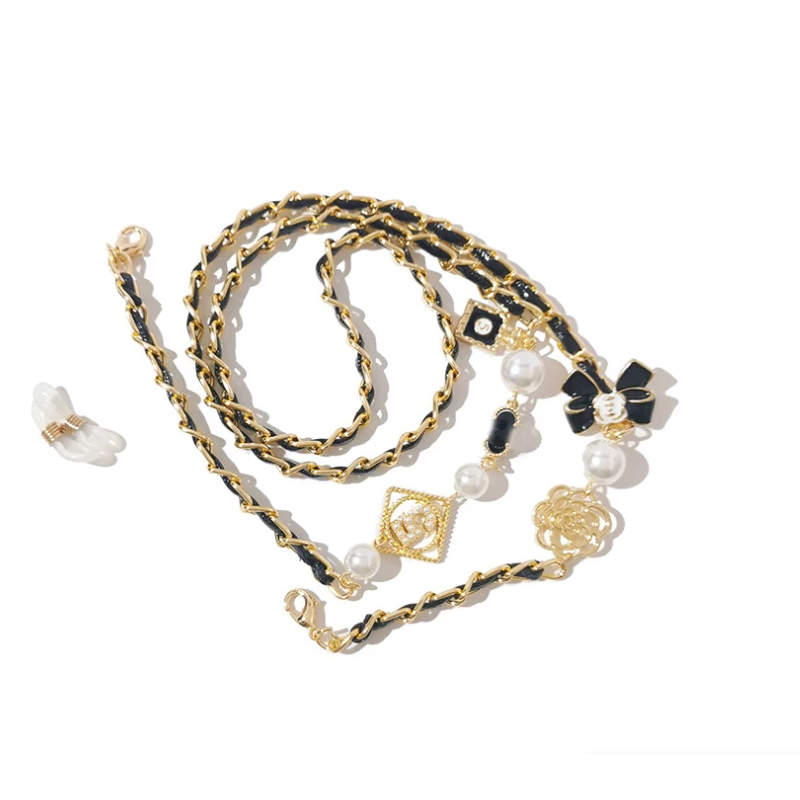 Vintage Pearl Glasses Chain An - Mask Chain Holder 评论和价格